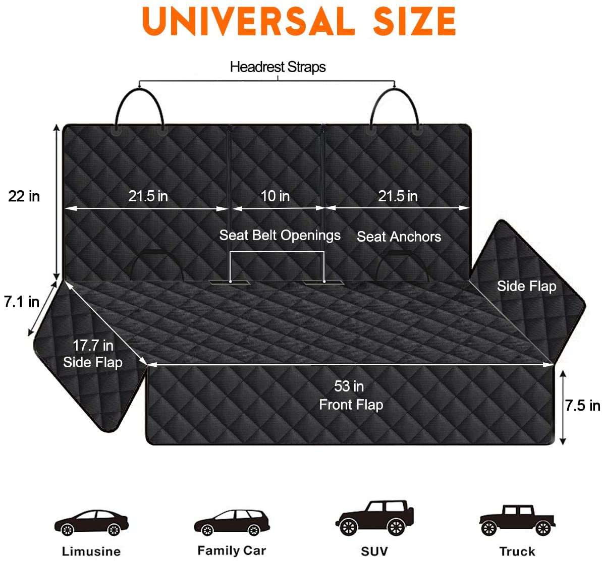 Pet car seat cover