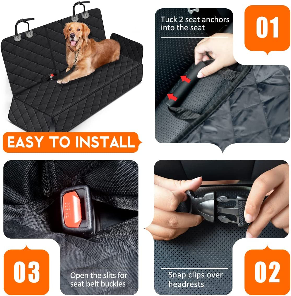 Pet car seat cover